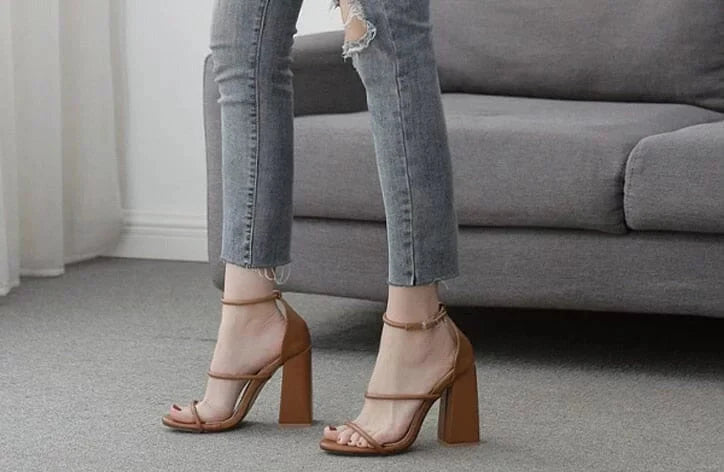 The Bellamy Open Toe Pumps