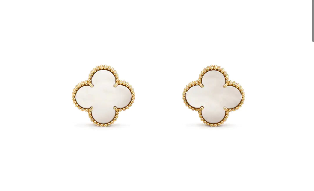 Luxurious Clover Leaf Earrings