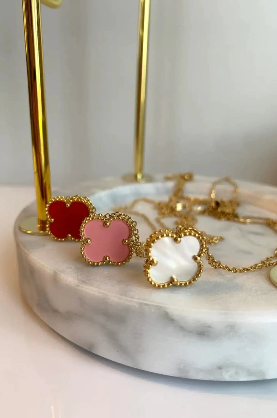 Clover Charm Necklace Collection