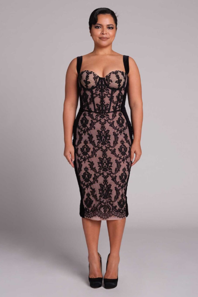 Poem Sling Dress With Lace