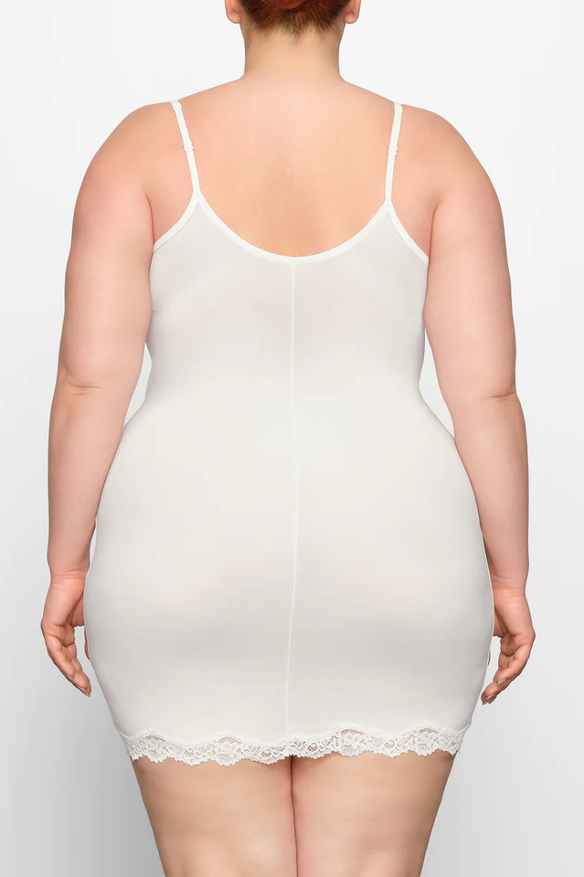 Fits Everybody Lace Trim Slip Dress