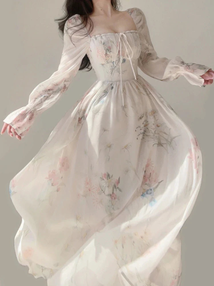 ruffled one piece dress