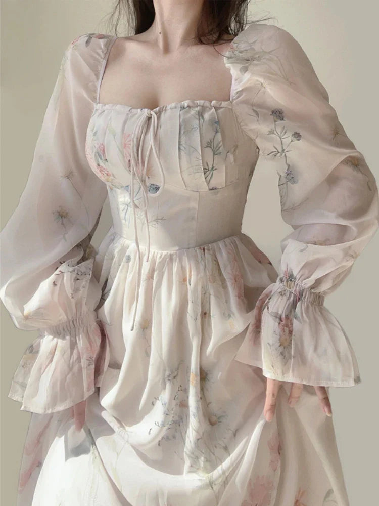 ruffled one piece dress