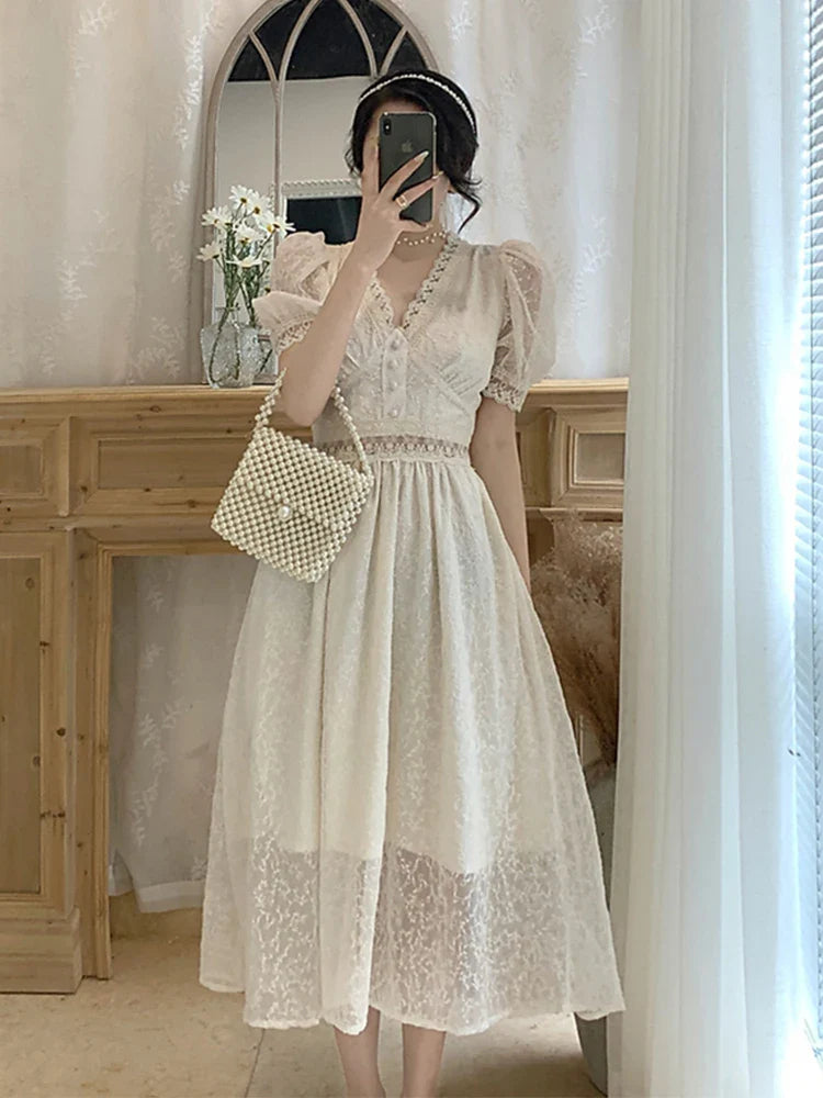 ruffled one piece dress
