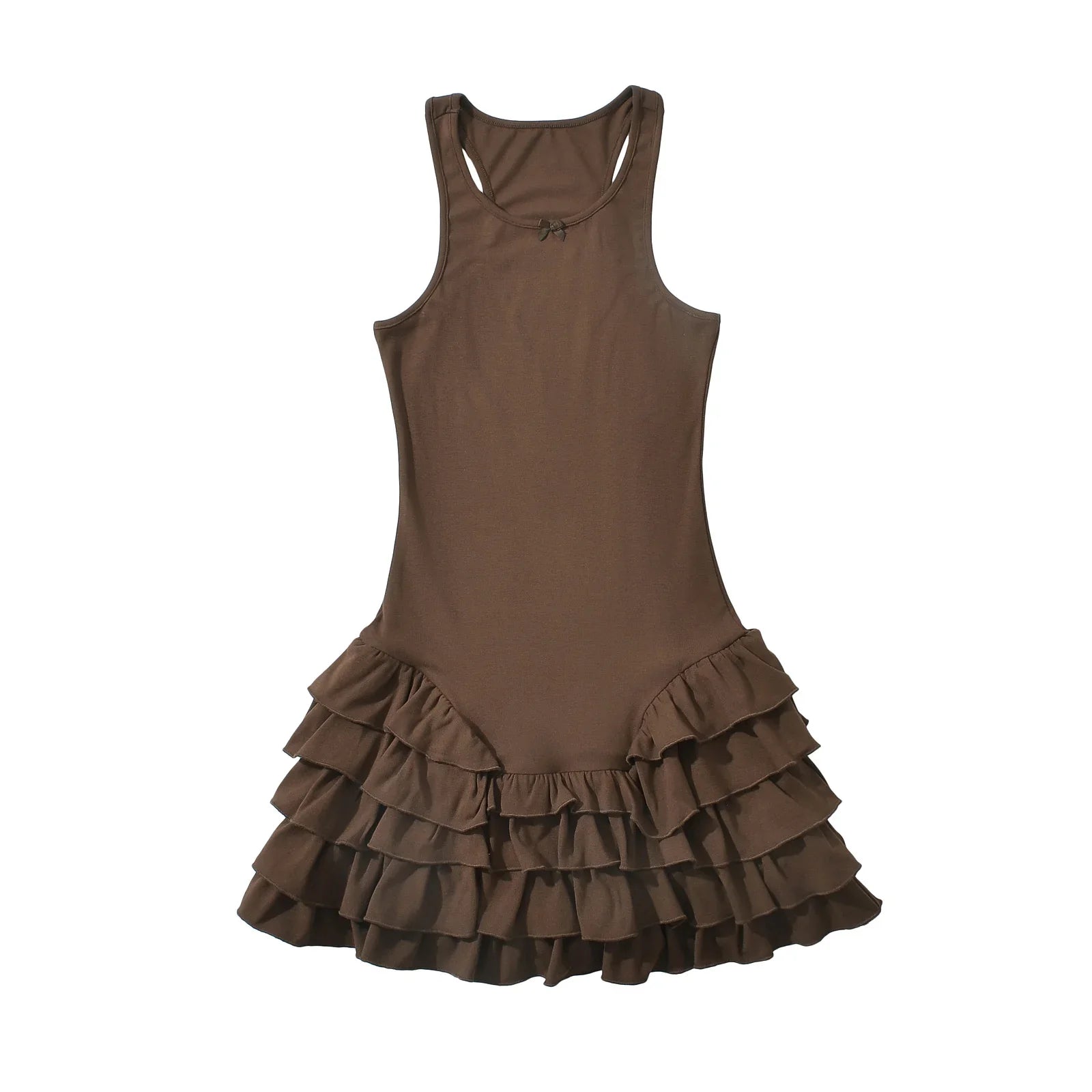 ALEA RUFFLE MINI DRESS