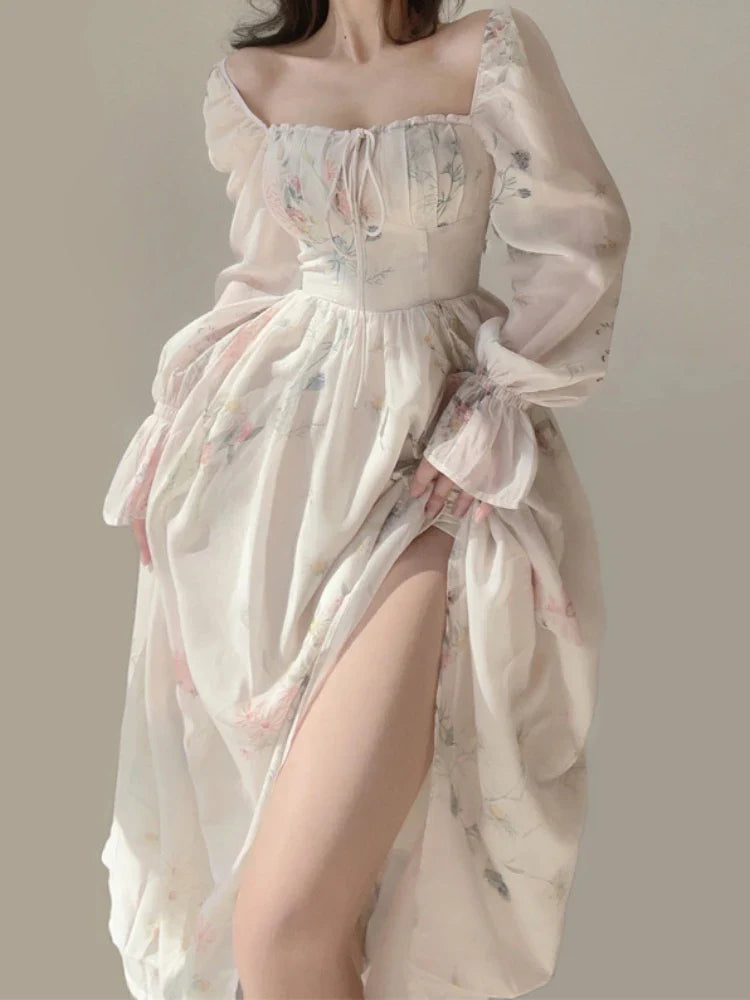 ruffled one piece dress