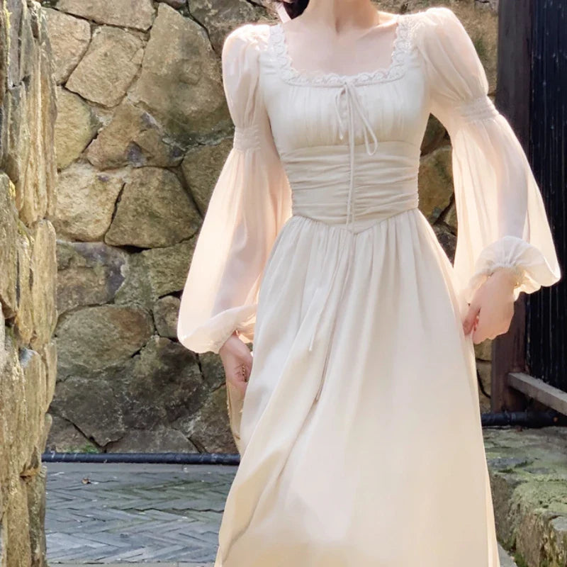 ruffled one piece dress