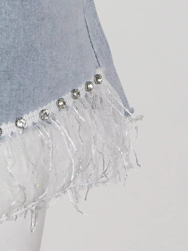 The Nashville High Waist Denim Shorts