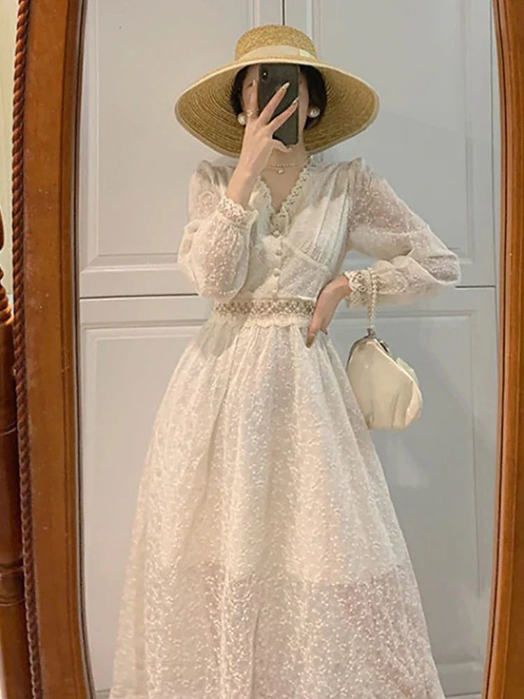 ruffled one piece dress