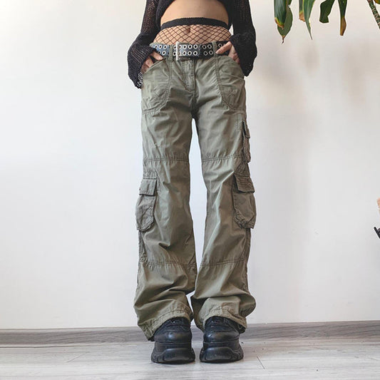 Vintage Pocket Baggy Cargo Jeans