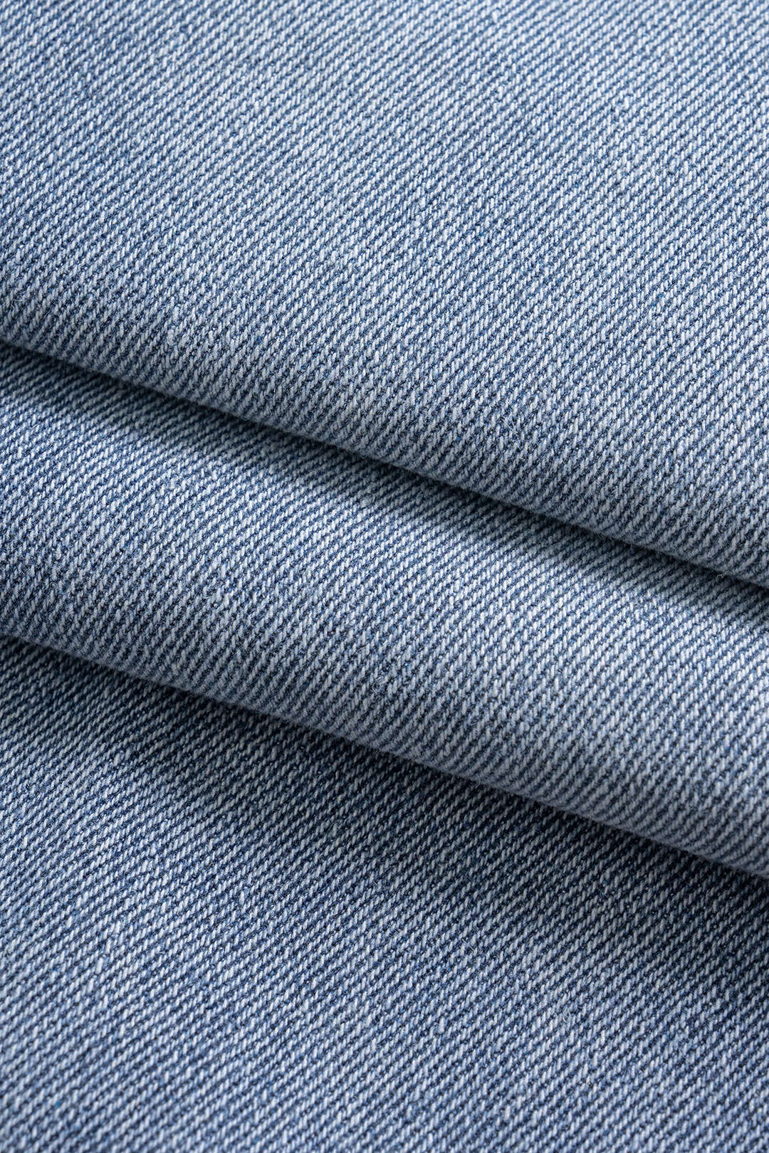 Denim Cuffed Straight Jeans