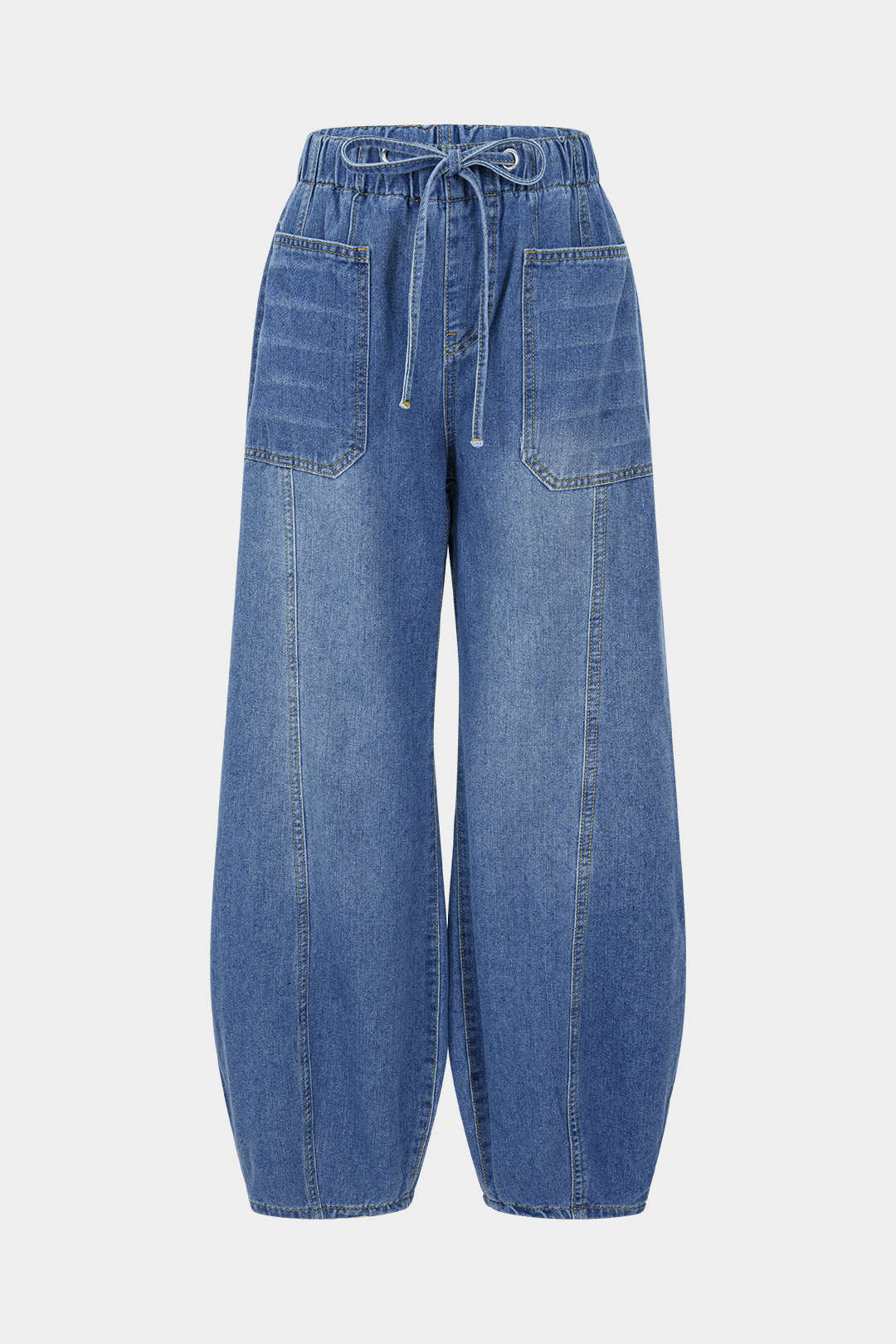 Denim Drawstring Jeans