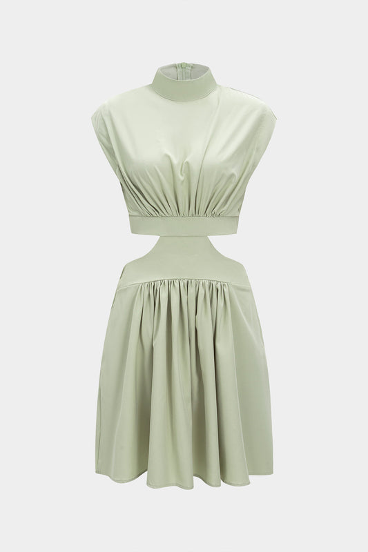 Cut Out Sleeveless Mini Dress