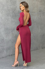 Aleena Maxi Dress - Cherry