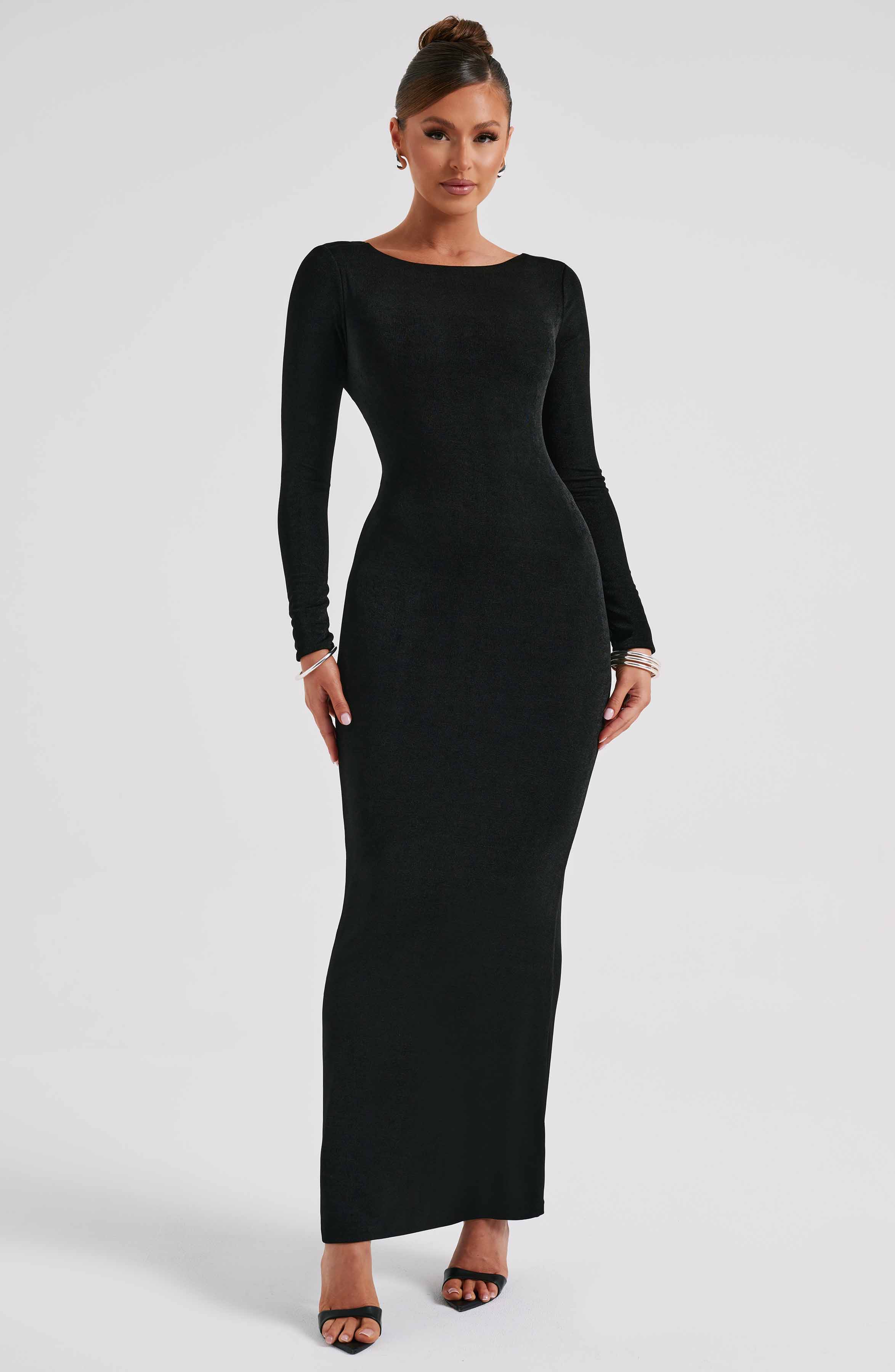 Anastassia Maxi Dress - Black