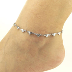 Amore Stainless Heart Anklet