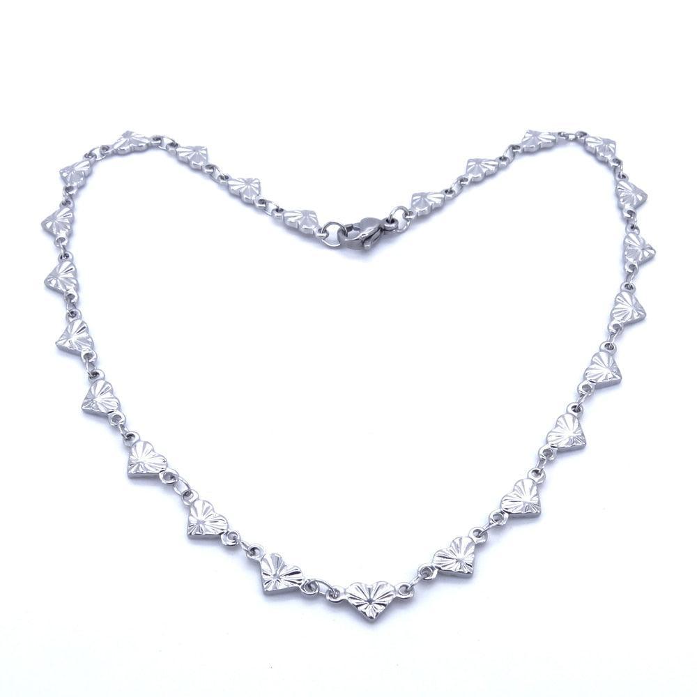 Amore Stainless Heart Anklet