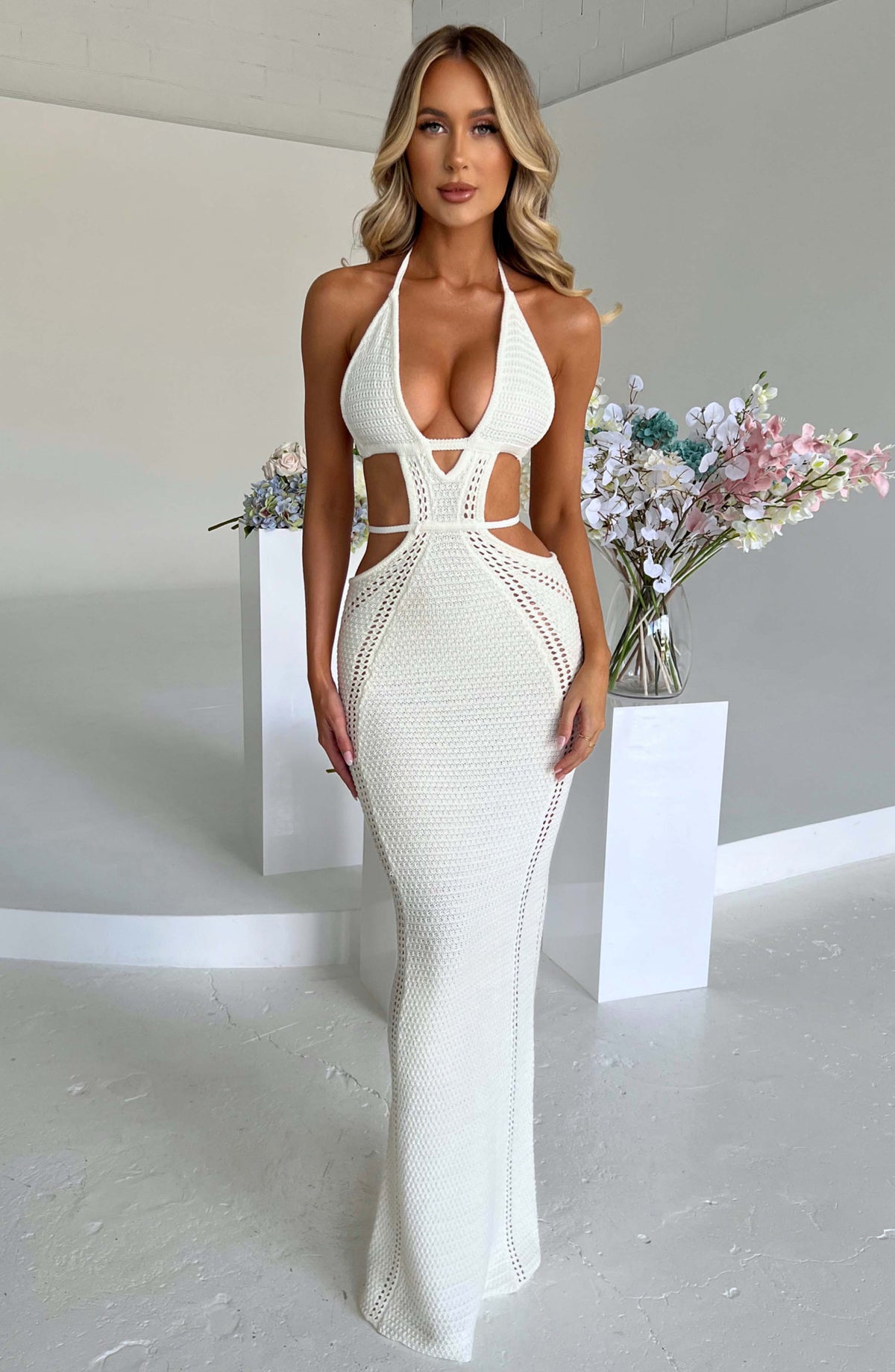 Arabella Maxi Dress - White