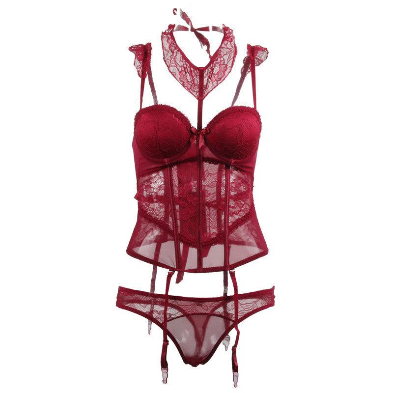 Sensuelle Dentelle: Shapewear Vest Erotic Suit with Lace Details.