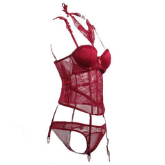 Sensuelle Dentelle: Shapewear Vest Erotic Suit with Lace Details.