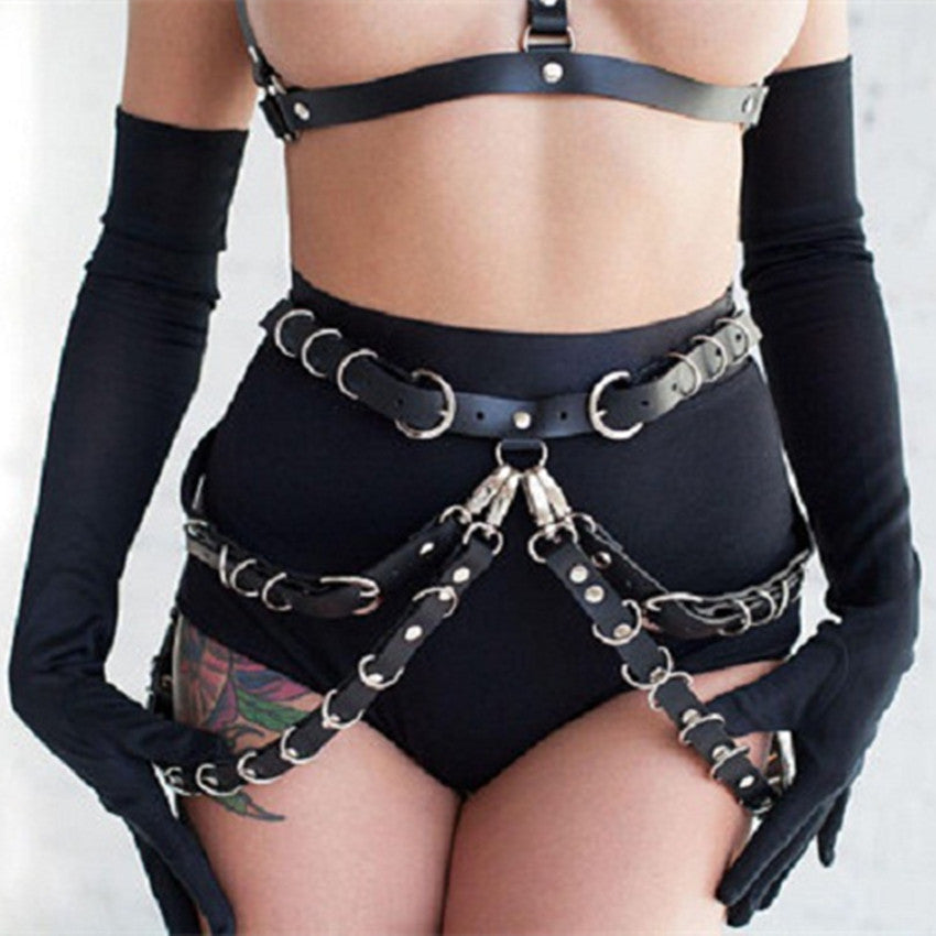 Vixen Leather Bondage Set