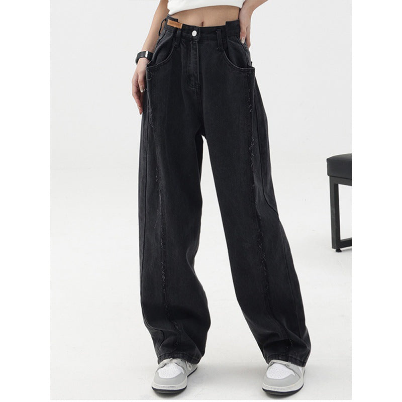 Patchwork Baggy Boyfriend Jeans