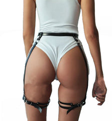 Unisex Adjustable Leg Loop Garter Belt