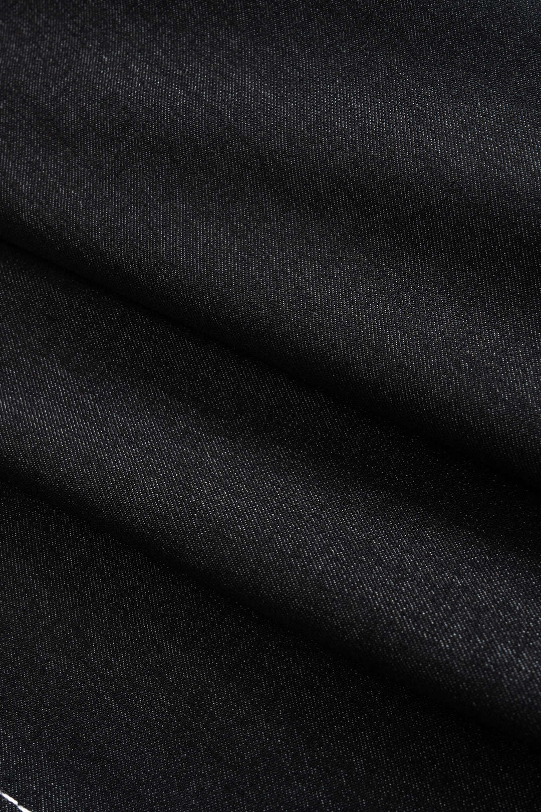 Denim Drawstring High Waist Wide Leg Jeans