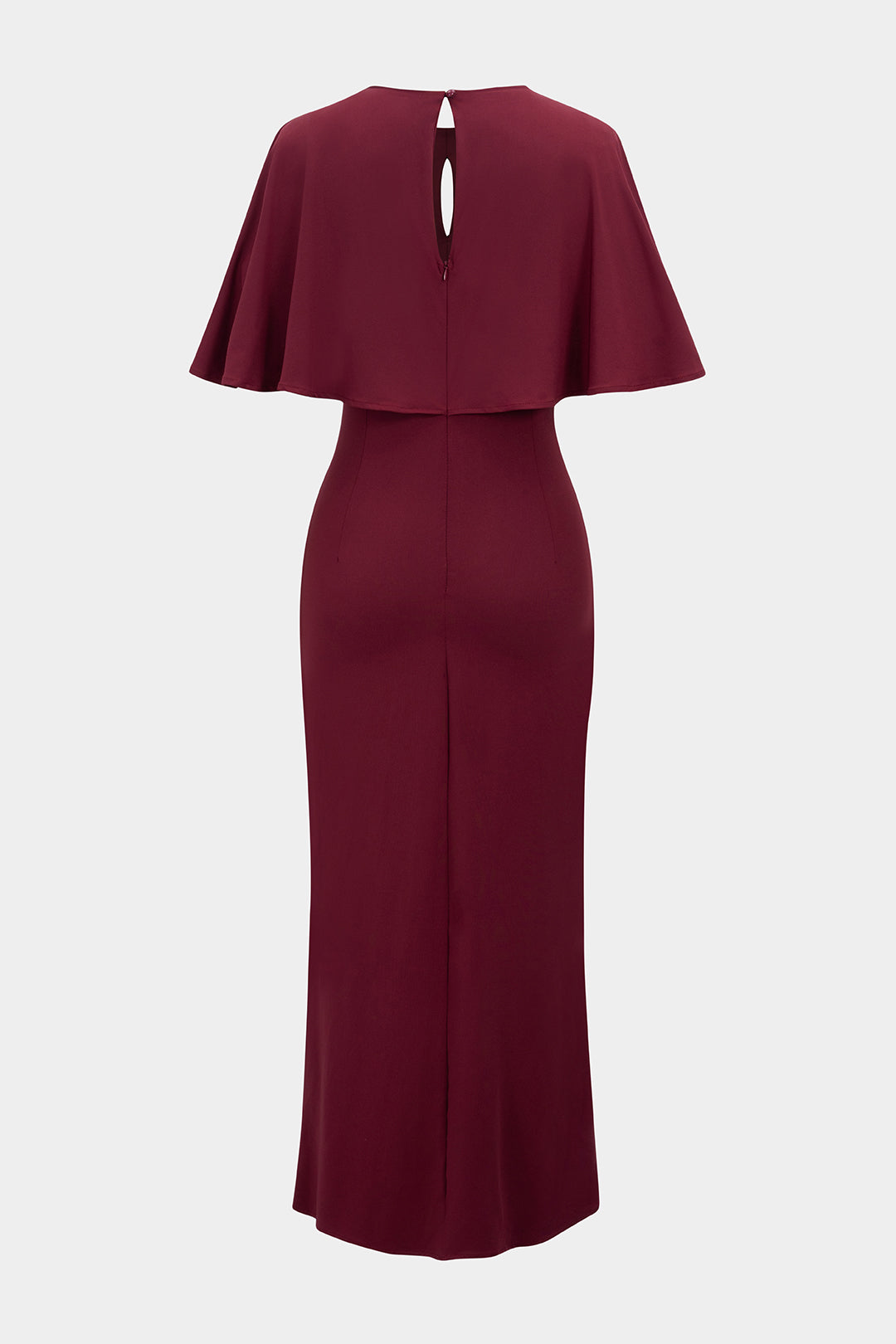 Cut Out Short Sleeve Ruched Maxi Dress