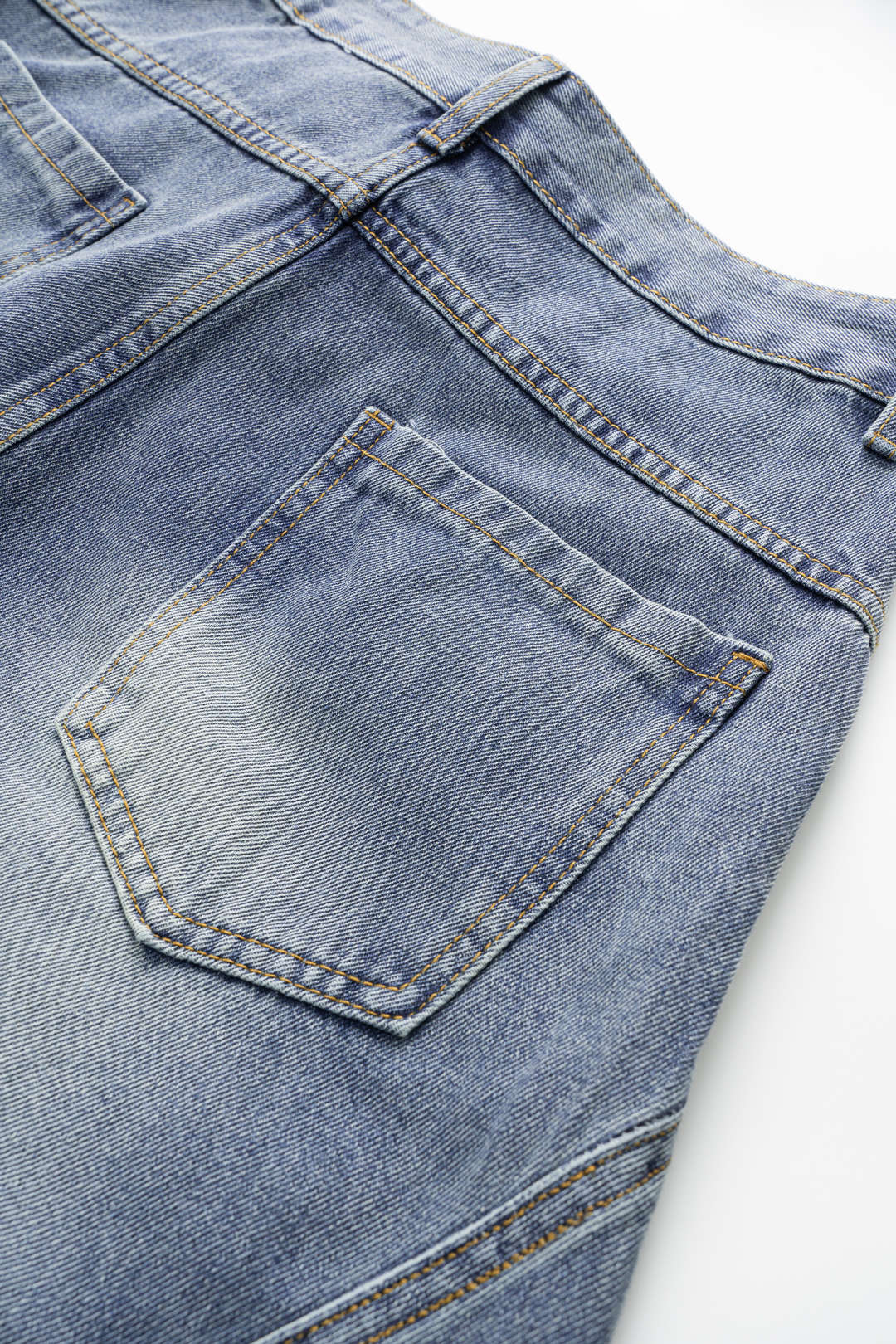 Denim Ripped Barrel Jeans