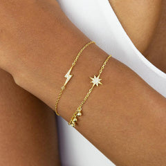 Astro Diamond Gold Bracelets