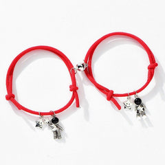 2Pcs/set Couple Bracelet Magnetic