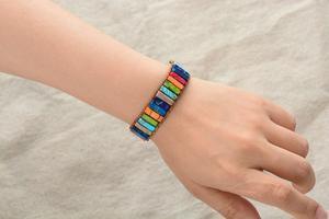 Color Burst Positivity Bracelet