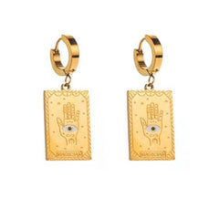 Classic Square Dangle Earrings