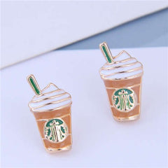 Coffee Cup Chic Earrings