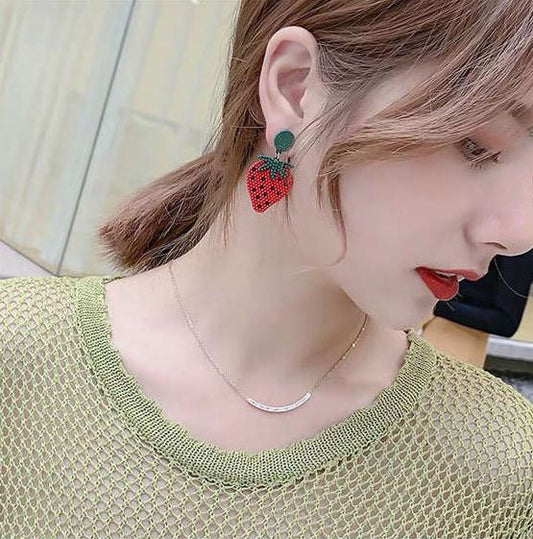 Sweet Strawberry Earrings