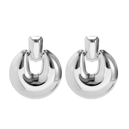 Silver Silver Heirloom Huggie Hoops