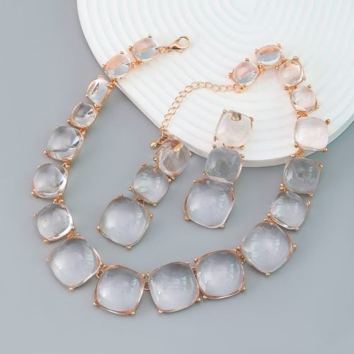 Candy Resin: Bohemian Necklace and Earrings