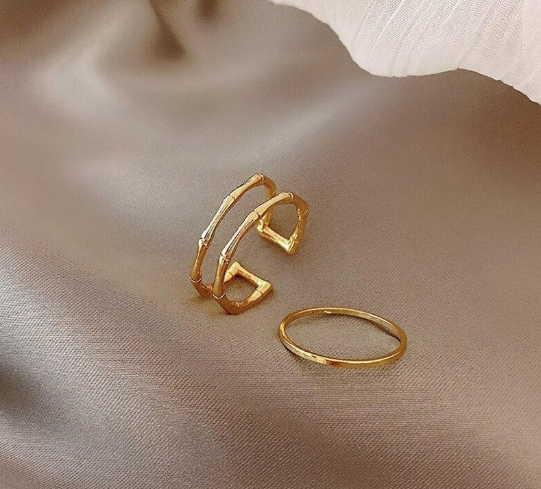 Bamboo Ring Set