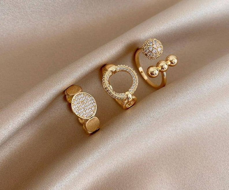 Zircon Circle Open Ring