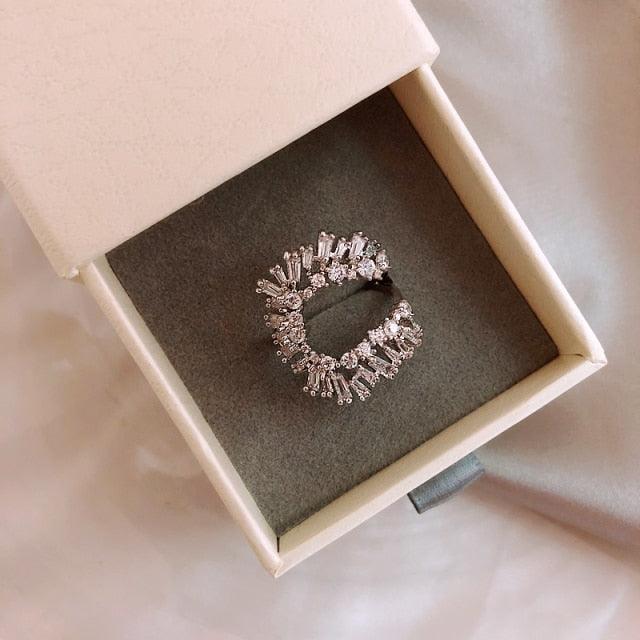 Crystal Opening U-ring for Women