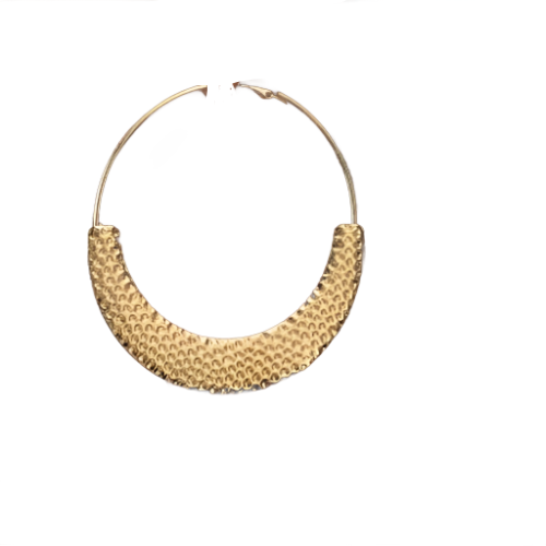 Oceanic Waves Engraved Hoops