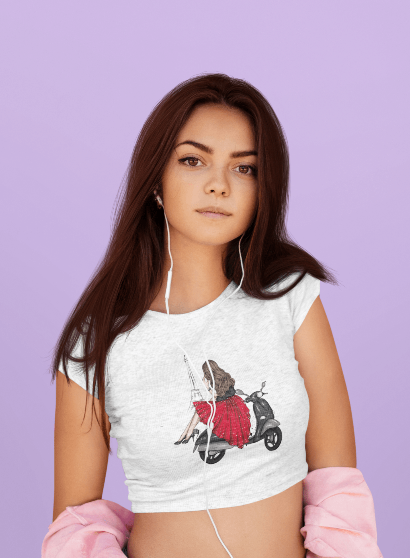 Scooter Girl Cropped Tee