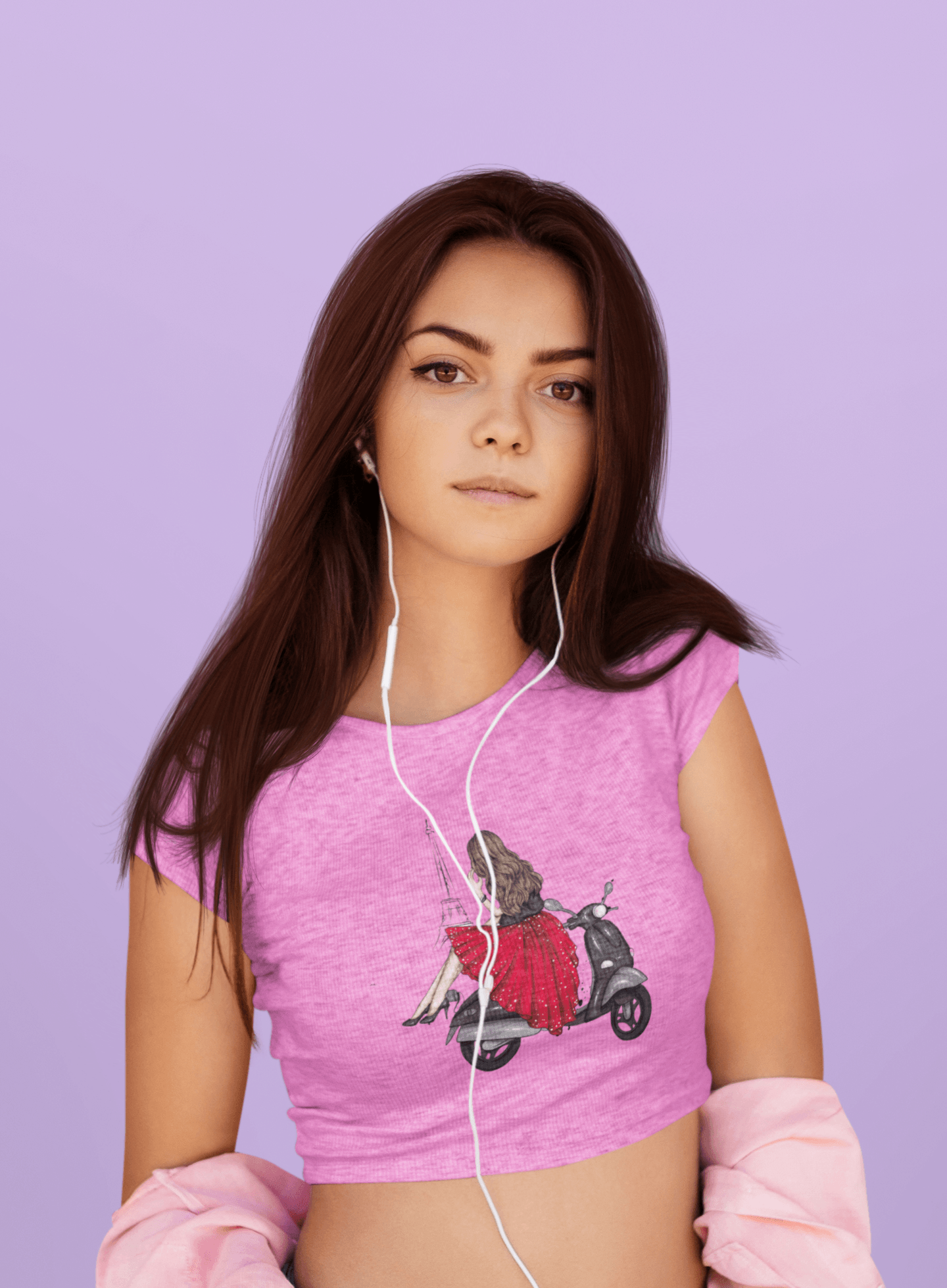 Scooter Girl Cropped Tee