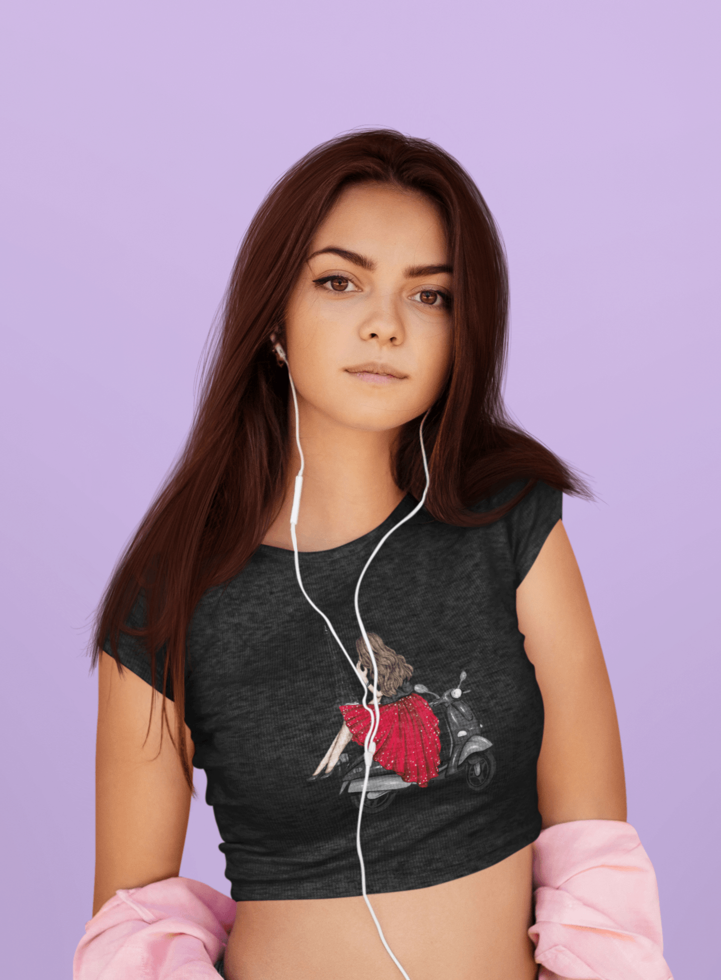 Scooter Girl Cropped Tee