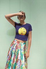 Curious Peeking Emoji Tee