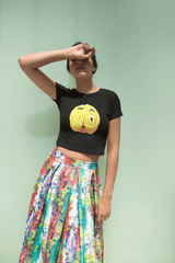 Curious Peeking Emoji Tee