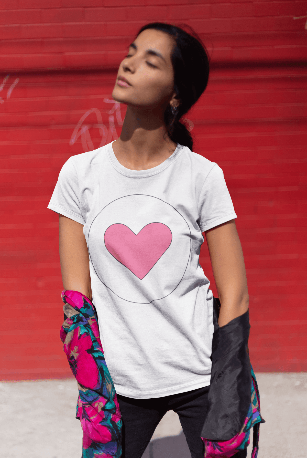 Adorable Oink Love Emoji Tee