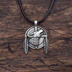 Wolf Head Necklace Pendant