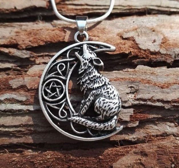 Wolf Head Necklace Pendant